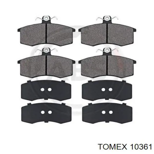 Гальмівні колодки Tomex 10361 ціна, від 13.55 USD