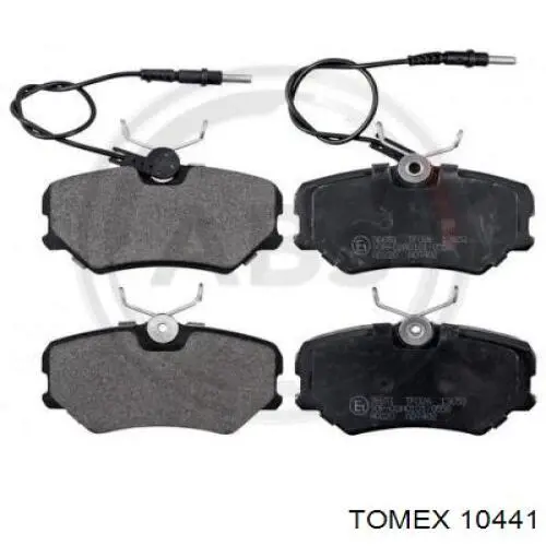 Передні тормозні колодки 10441 Tomex
