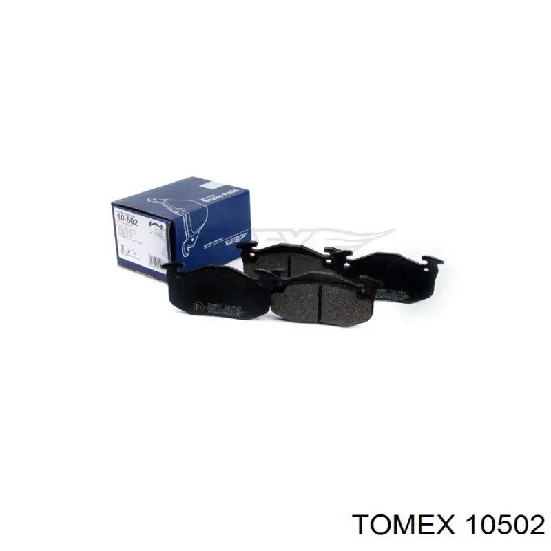 Задні гальмівні колодки 10502 Tomex