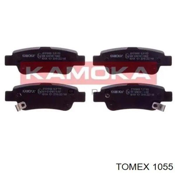 1055 Tomex колодки гальмівні передні, дискові