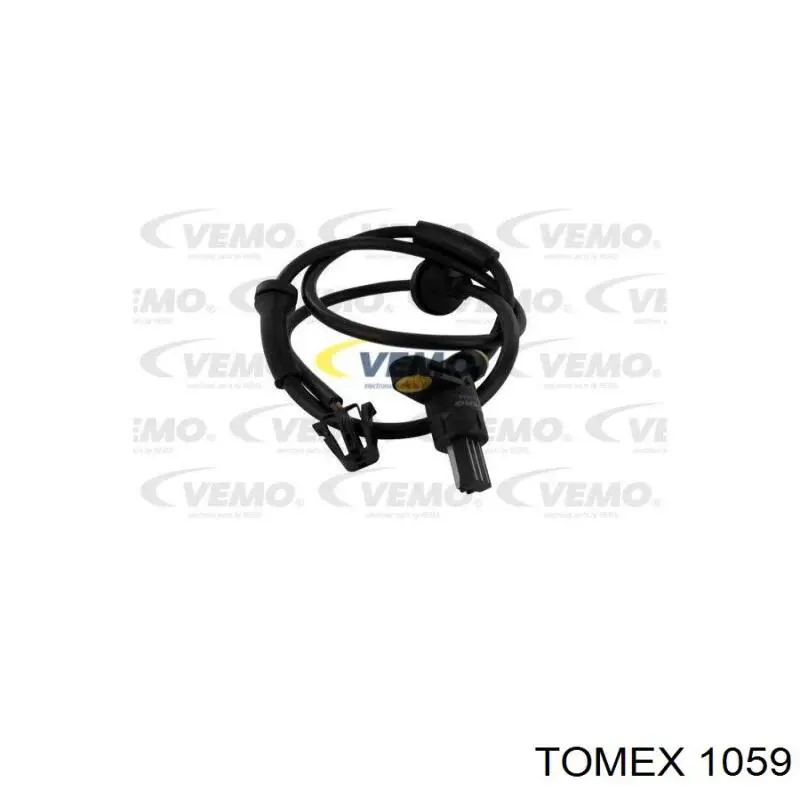 1059 Tomex колодки гальмівні передні, дискові