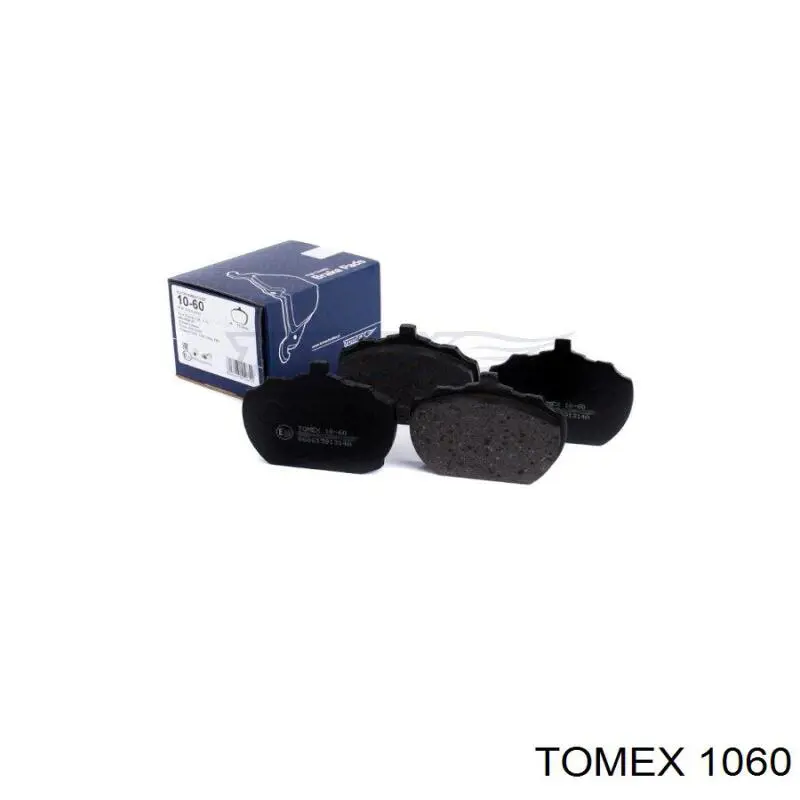 1060 Tomex колодки гальмівні передні, дискові