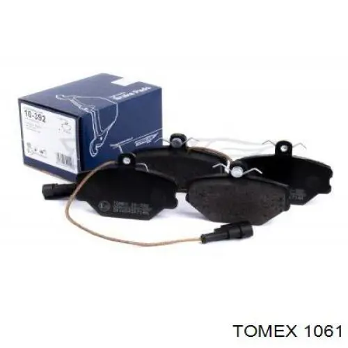1061 Tomex колодки гальмівні передні, дискові