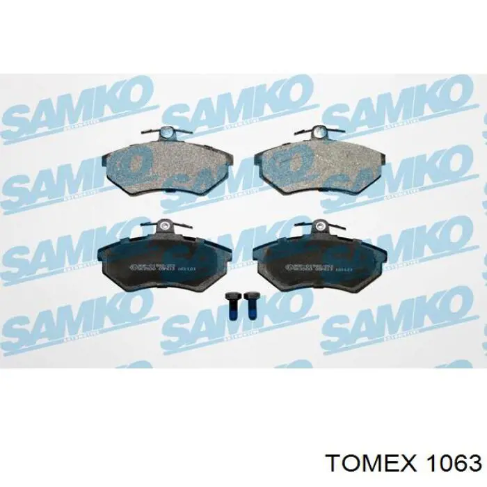 1063 Tomex Передні гальмівні колодки