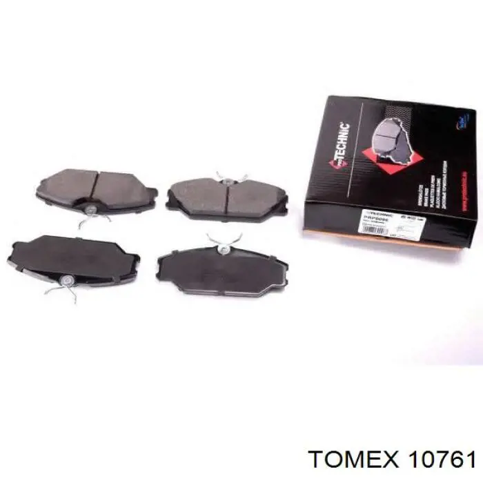 10761 Tomex Передні гальмівні колодки