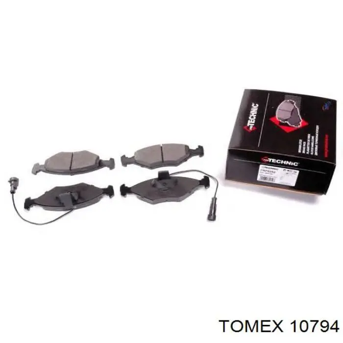 10794 Tomex Передні гальмівні колодки