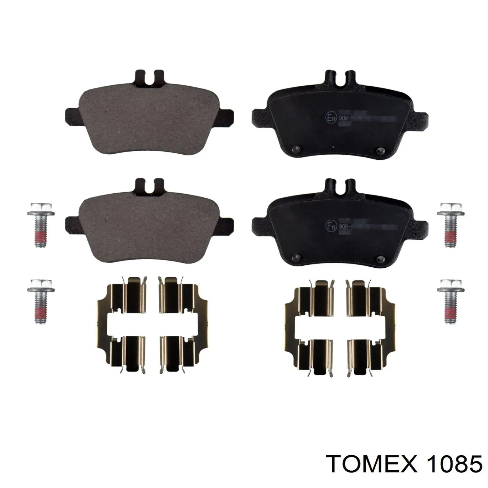 1085 Tomex колодки гальмівні передні, дискові