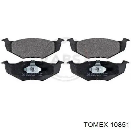 10851 Tomex Передні гальмівні колодки