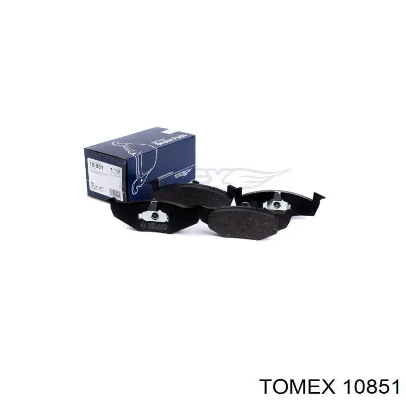 10851 Tomex колодки гальмівні передні, дискові