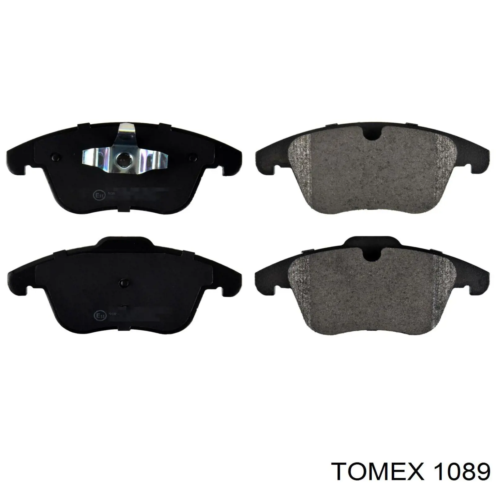 1089 Tomex колодки гальмівні передні, дискові