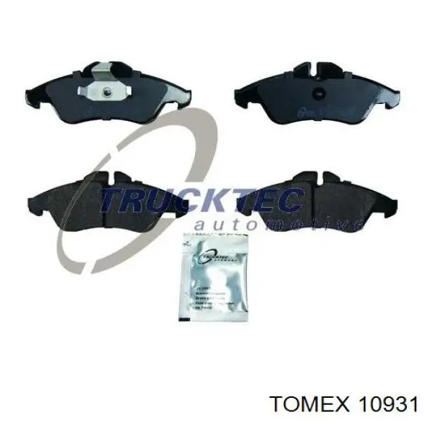 Гальмівні колодки Tomex 10931 ціна, від 20.17 USD