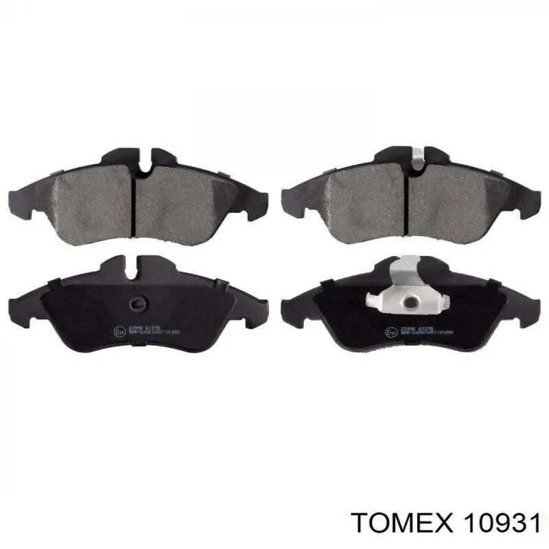 Купити 10931 Tomex Колодки гальмівні передні, дискові