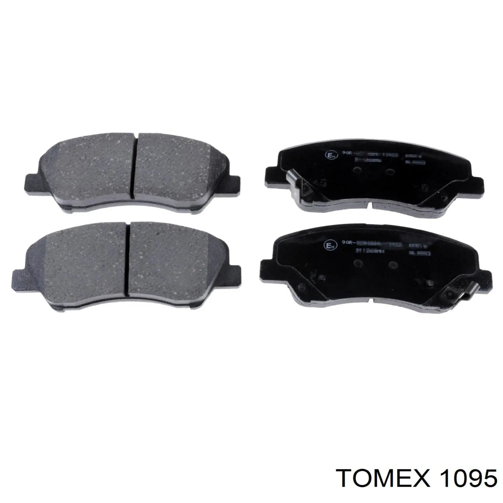 1095 Tomex колодки гальмівні передні, дискові