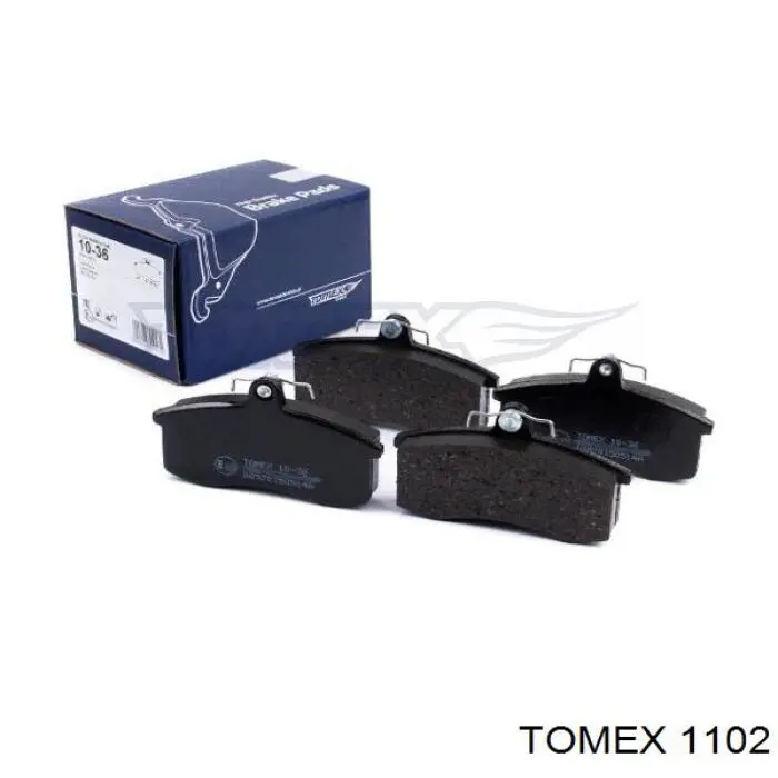 Передні тормозні колодки 1102 Tomex