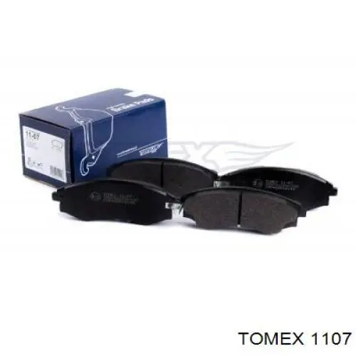 1107 Tomex колодки гальмівні передні, дискові