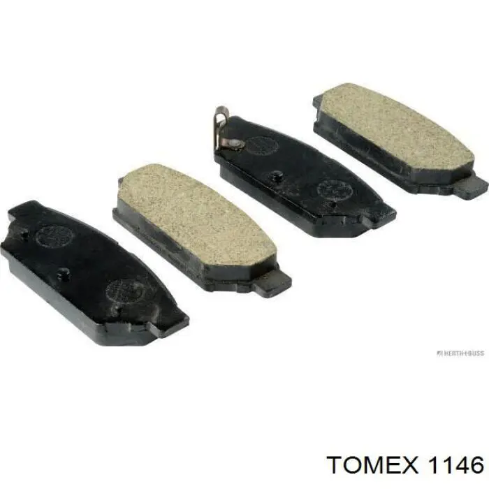 Передні тормозні колодки 1146 Tomex