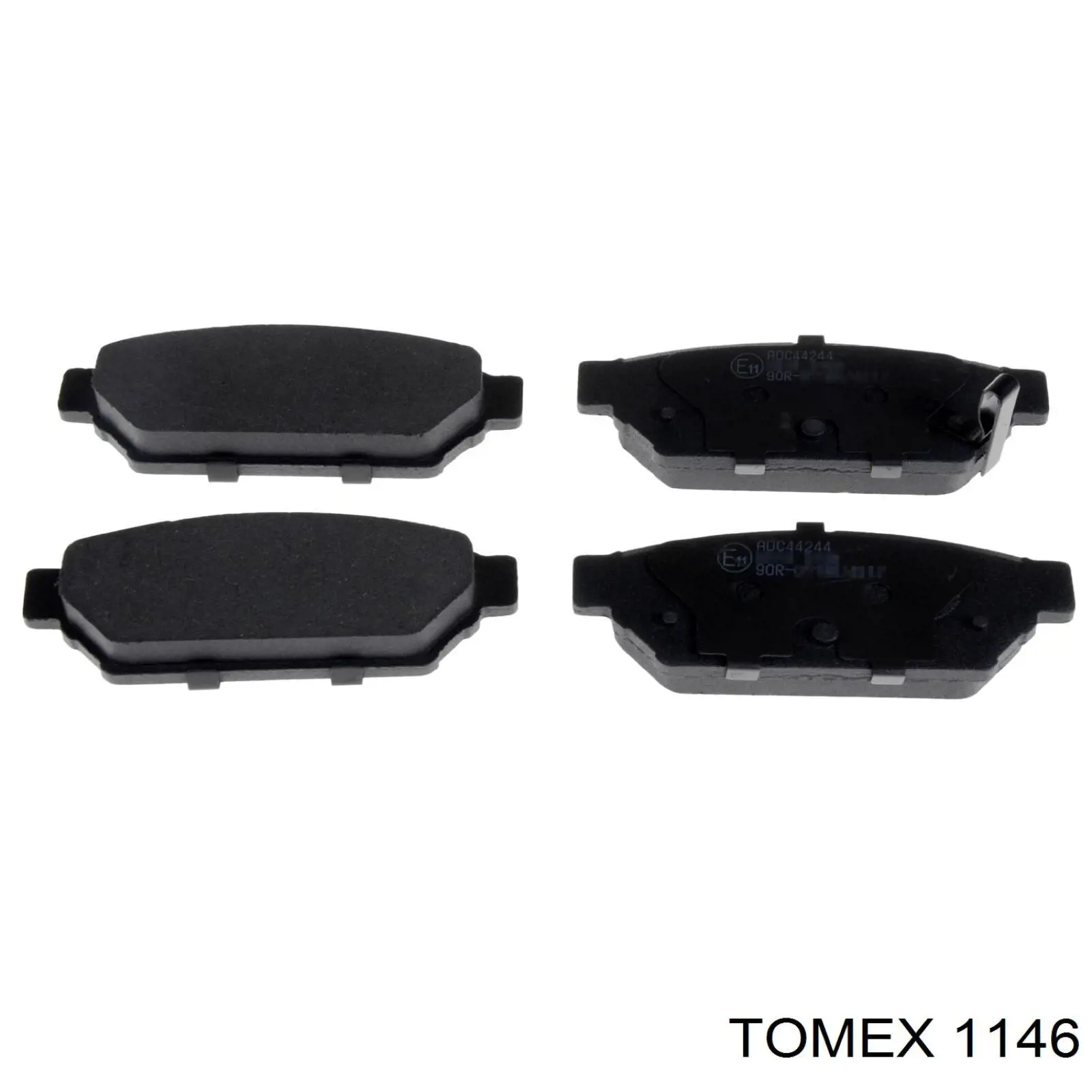 1146 Tomex Передні гальмівні колодки