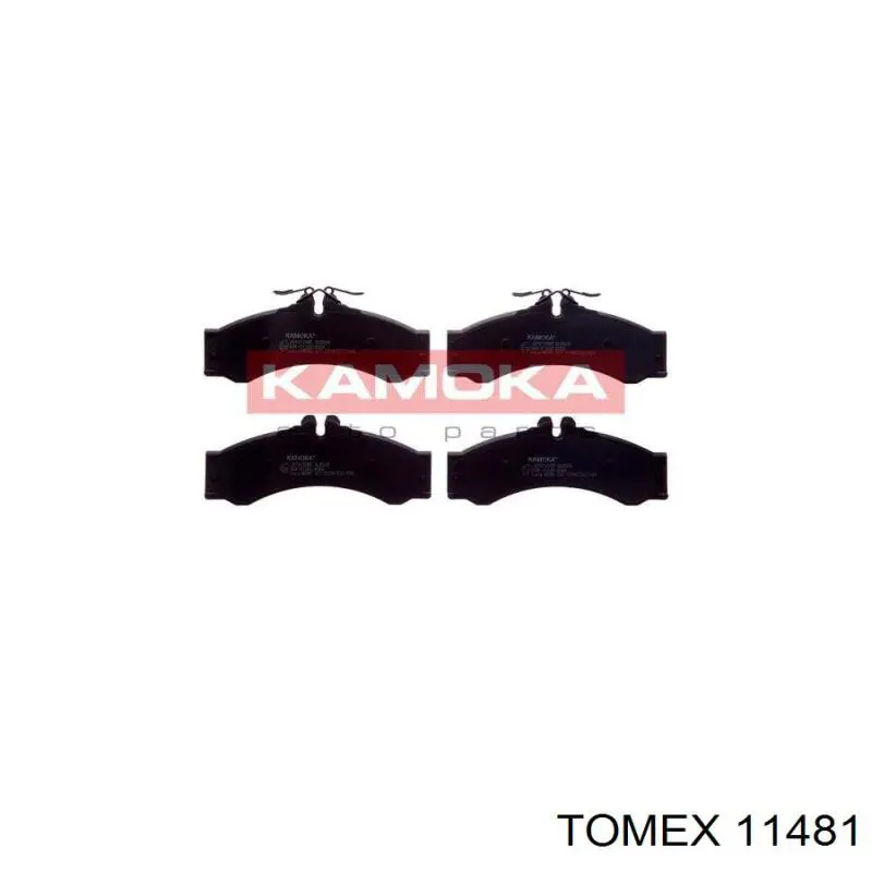 Передні тормозні колодки 11481 Tomex