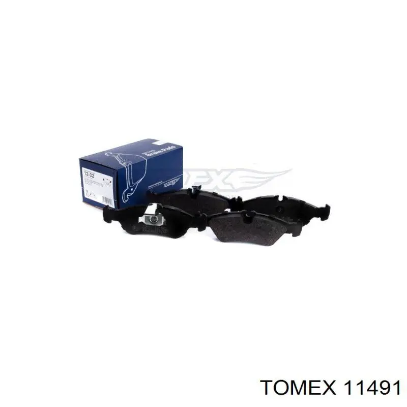 Задні гальмівні колодки 11491 Tomex
