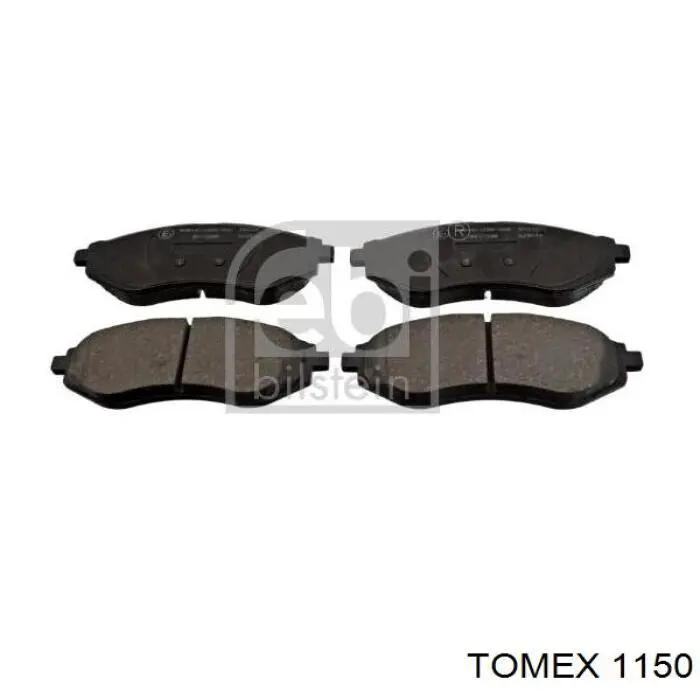 Задні гальмівні колодки Tomex 1150 ціна, від 14.18 USD