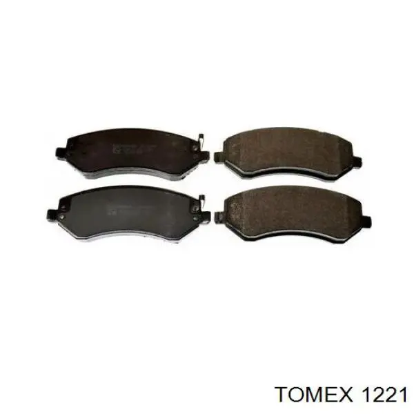 Купити 1221 Tomex Колодки гальмівні передні, дискові