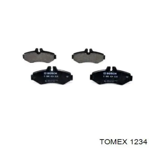Купити 1234 Tomex Задні колодки