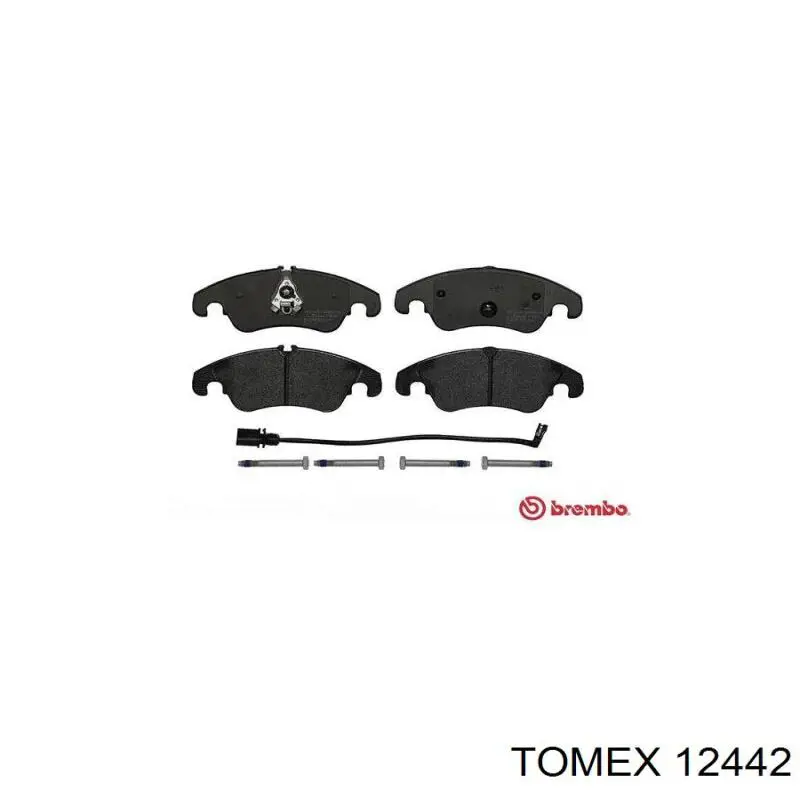 Купити 12442 Tomex Колодки гальмівні передні, дискові