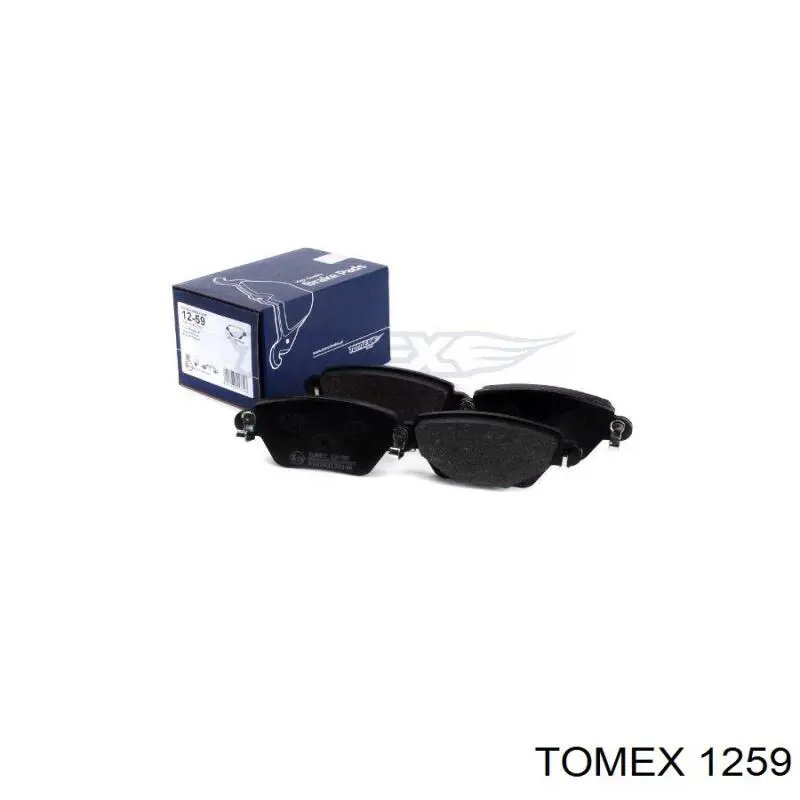 Задні гальмівні колодки 1259 Tomex