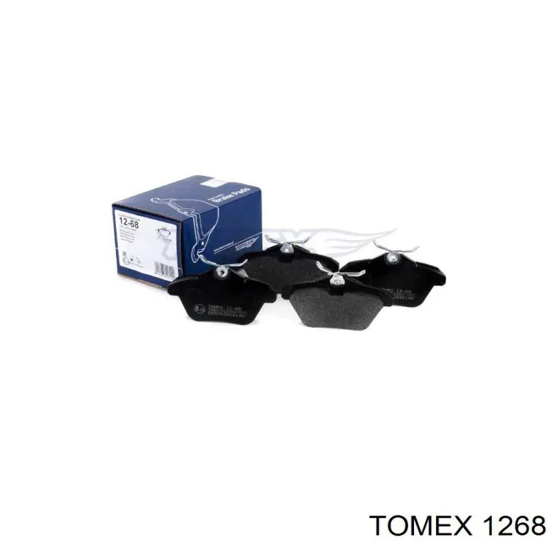 1268 Tomex Колодки гальмівні задні, дискові