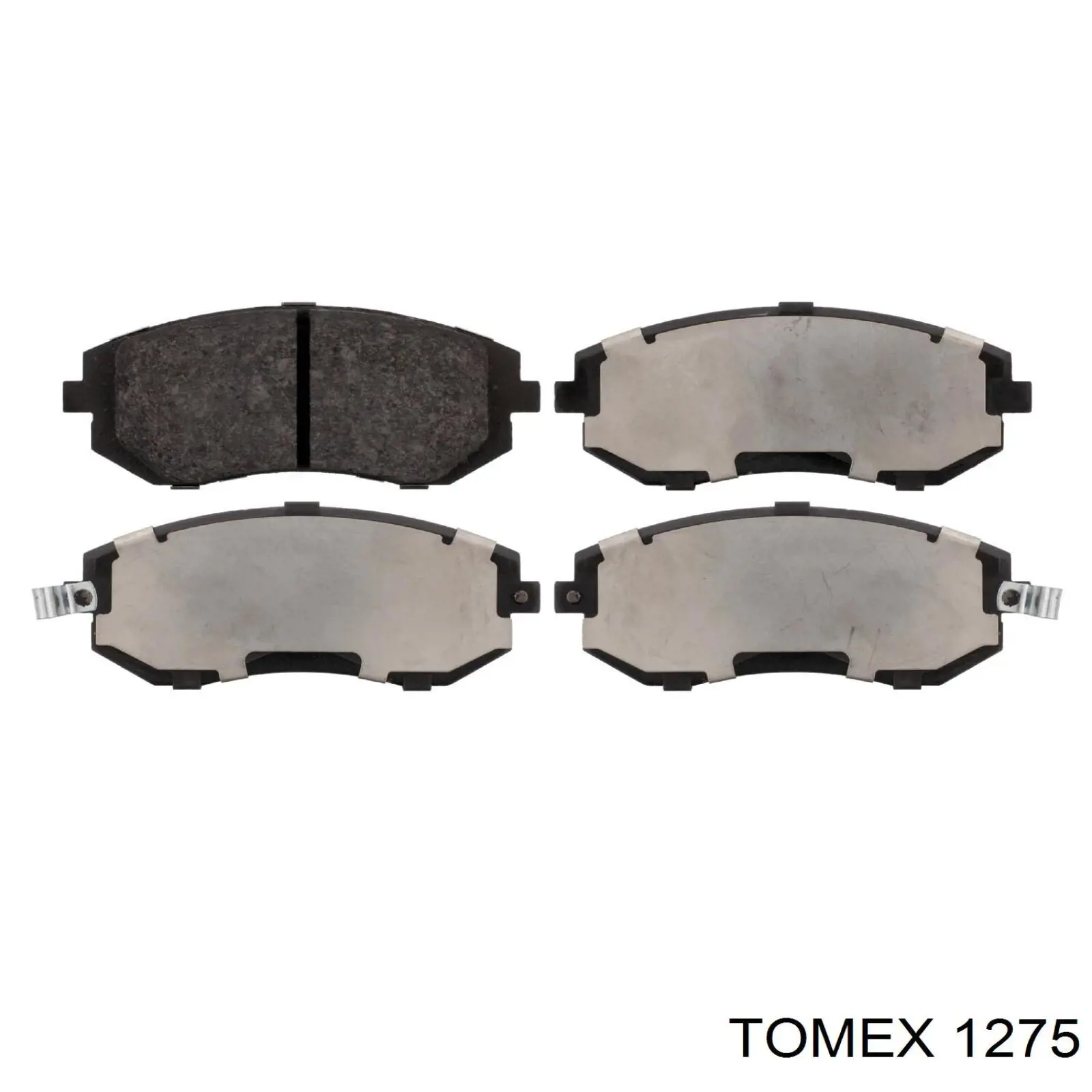 1275 Tomex колодки гальмівні передні, дискові