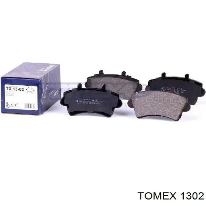 Передні тормозні колодки 1302 Tomex