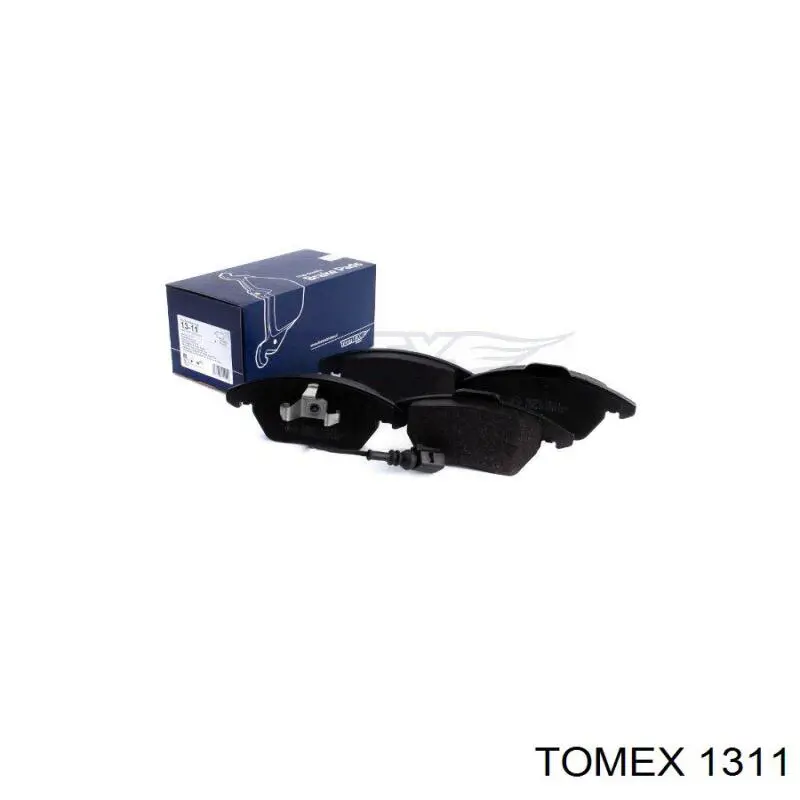 1311 Tomex колодки гальмівні передні, дискові