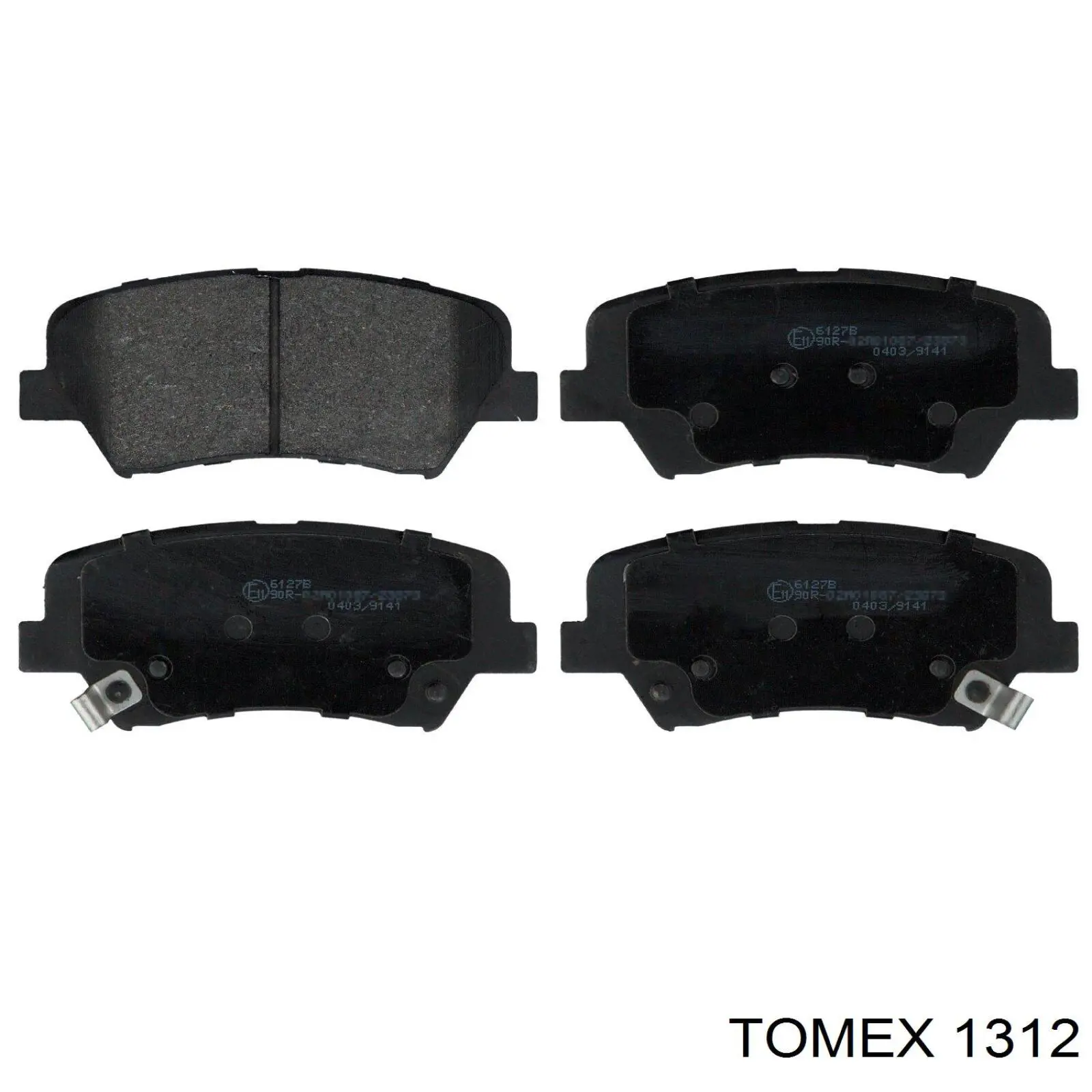Гальмівні колодки Tomex 1312 ціна, від 19.20 USD