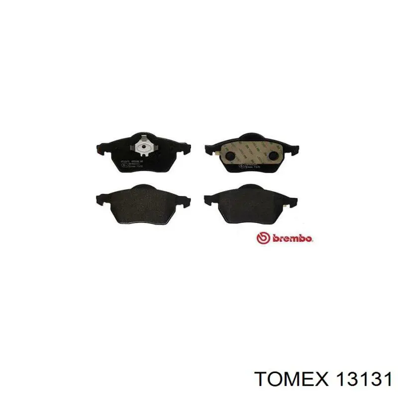 Купити 13131 Tomex Колодки гальмівні передні, дискові