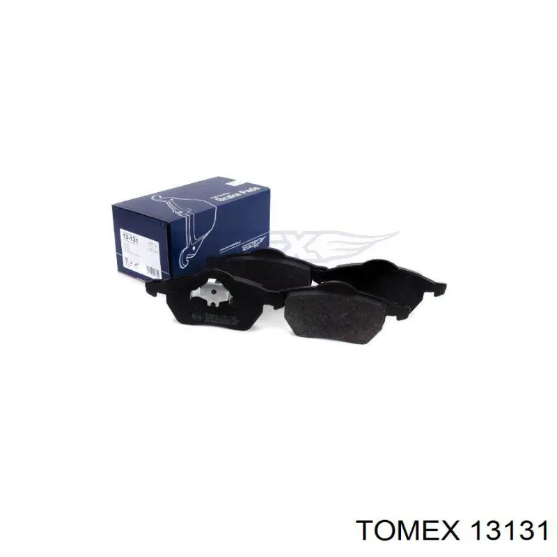 13131 Tomex колодки гальмівні передні, дискові
