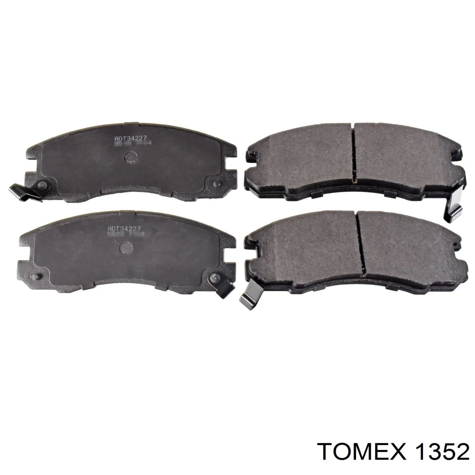 Задні гальмівні колодки 1352 Tomex