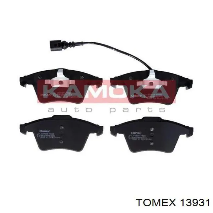 Гальмівні колодки Tomex 13931 ціна, від 28.15 USD