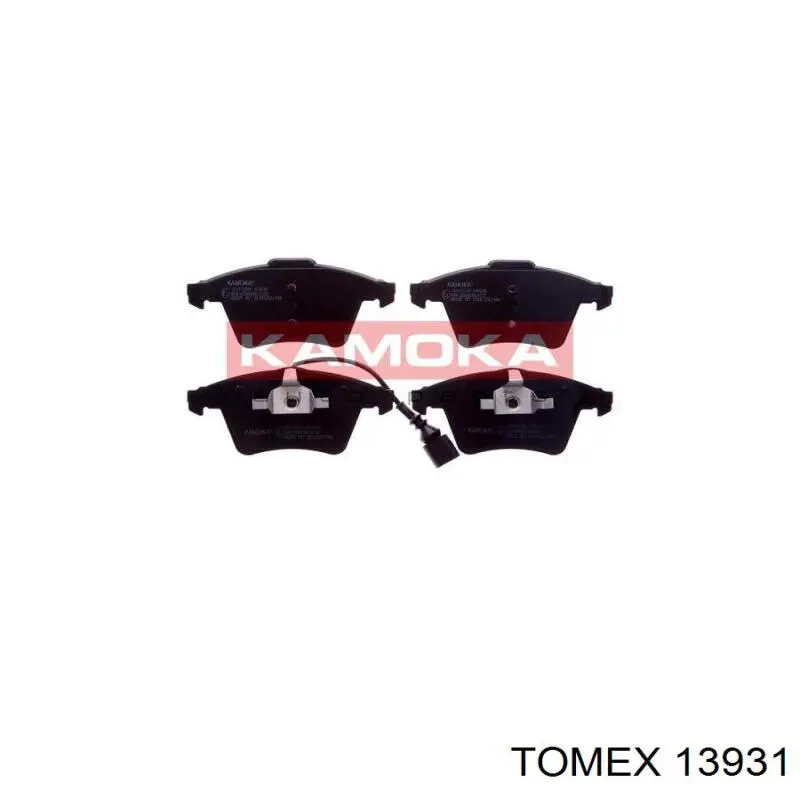 Гальмівні колодки Tomex 13931 ціна, від 28.15 USD