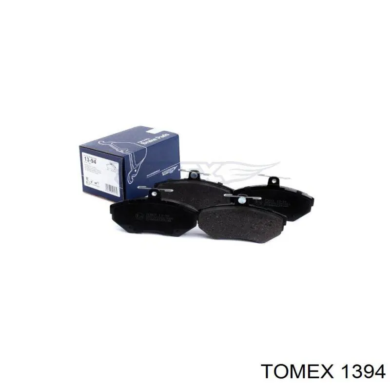 1394 Tomex колодки гальмівні передні, дискові
