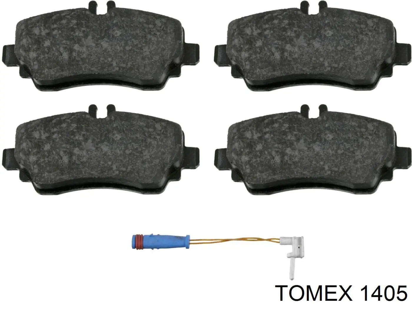 1405 Tomex колодки гальмові задні, дискові