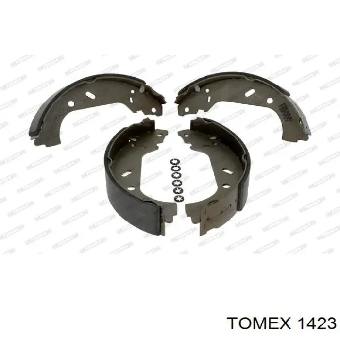1423 Tomex колодки гальмівні передні, дискові