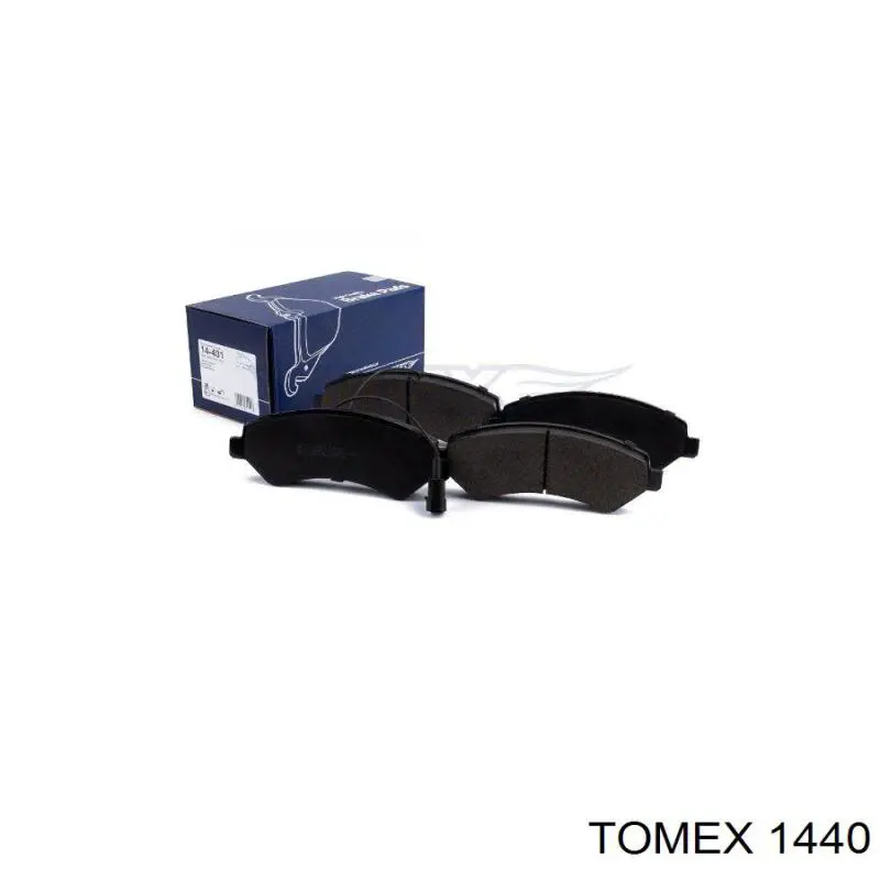 1440 Tomex колодки гальмівні передні, дискові