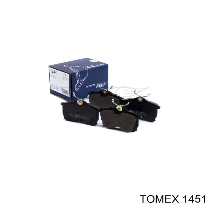 Задні гальмівні колодки 1451 Tomex