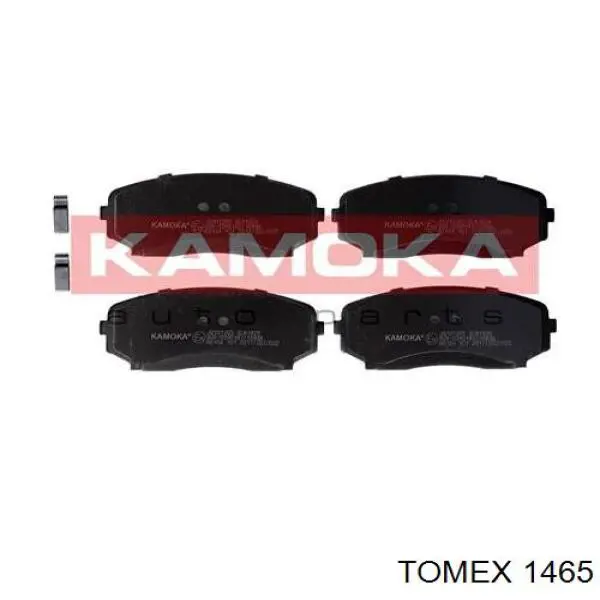 1465 Tomex Колодки гальмівні задні, дискові