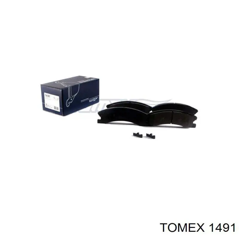 1491 Tomex Передні гальмівні колодки