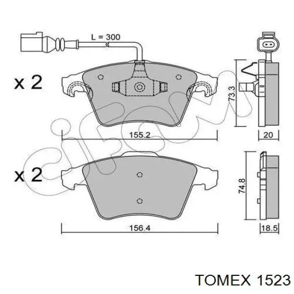Гальмівні колодки VALEO 302628 ціна, від 39.86 USD