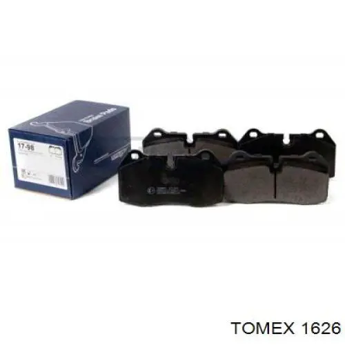 1626 Tomex Колодки гальмівні задні, дискові