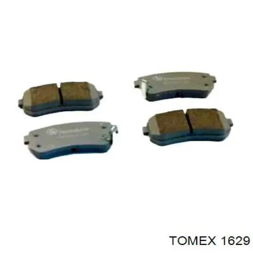 Задні гальмівні колодки 1629 Tomex