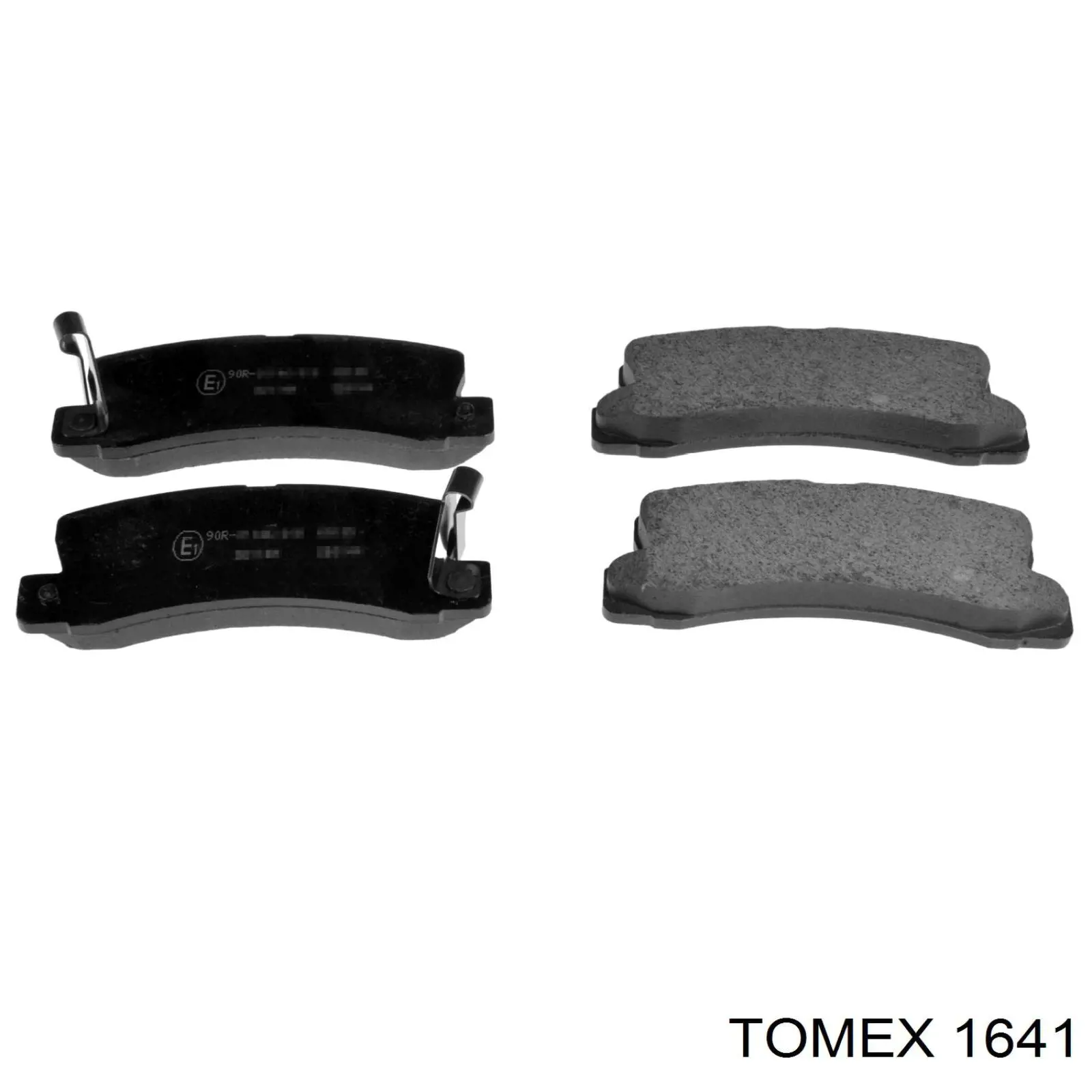 Передні тормозні колодки 1641 Tomex
