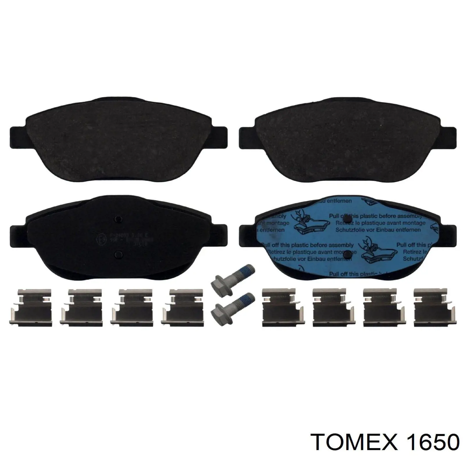 Гальмівні колодки Tomex 1650 ціна, від 19.90 USD